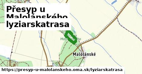 Přesyp u Malolánského Lyžiarske trasy  