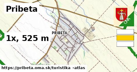 Pribeta Turistické trasy  