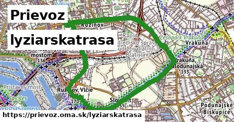 Prievoz Lyžiarske trasy  