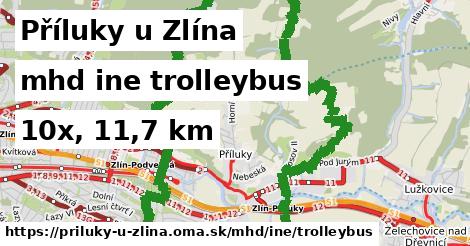 Příluky u Zlína Doprava iná trolleybus