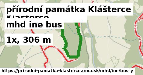 přírodní památka Klášterce Doprava iná bus