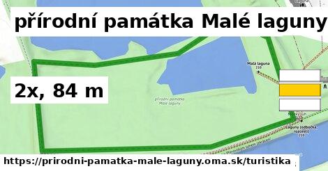 přírodní památka Malé laguny Turistické trasy  