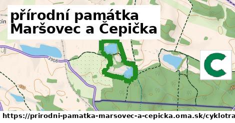 přírodní památka Maršovec a Čepička Cyklotrasy  