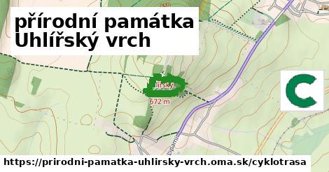 přírodní památka Uhlířský vrch Cyklotrasy  