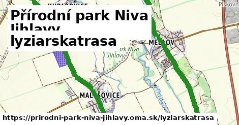 Přírodní park Niva Jihlavy Lyžiarske trasy  