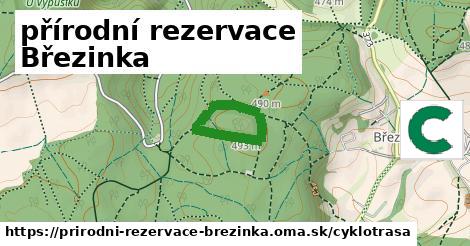 přírodní rezervace Březinka Cyklotrasy  