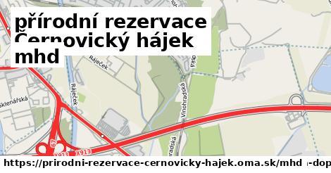 přírodní rezervace Černovický hájek Doprava  