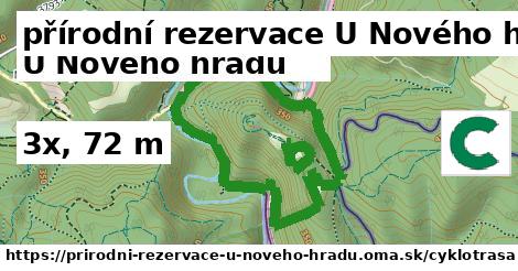 přírodní rezervace U Nového hradu Cyklotrasy  