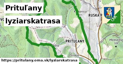 Prituľany Lyžiarske trasy  