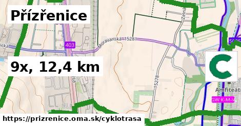 Přízřenice Cyklotrasy  