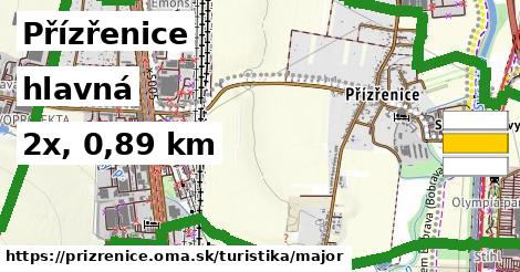 Přízřenice Turistické trasy hlavná 