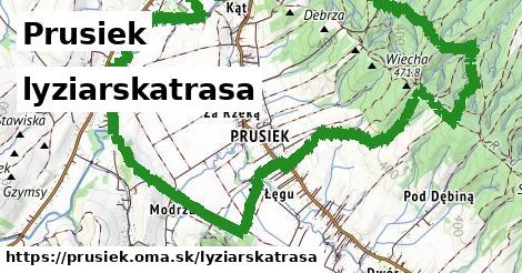 Prusiek Lyžiarske trasy  