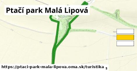 Ptačí park Malá Lipová Turistické trasy  