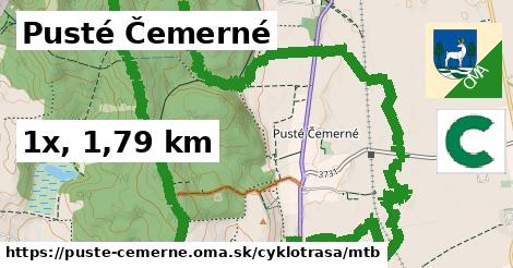 Pusté Čemerné Cyklotrasy mtb 