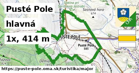 Pusté Pole Turistické trasy hlavná 