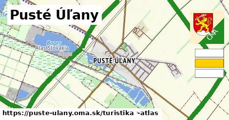 Pusté Úľany Turistické trasy  