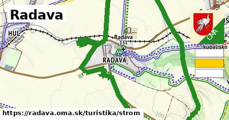 Radava Turistické trasy strom 