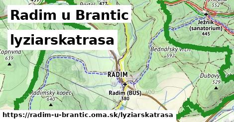 Radim u Brantic Lyžiarske trasy  