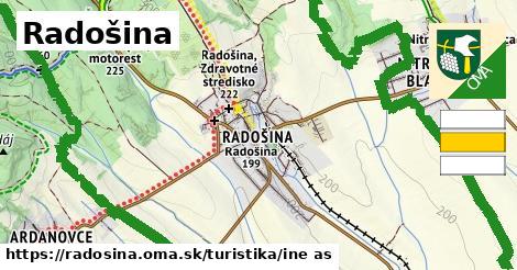 Radošina Turistické trasy iná 