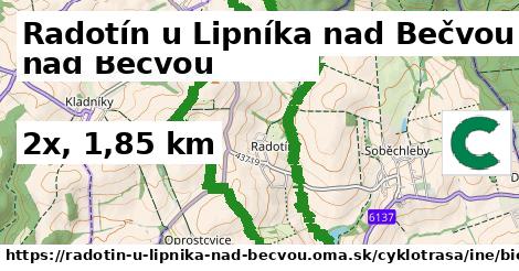 Radotín u Lipníka nad Bečvou Cyklotrasy iná bicycle