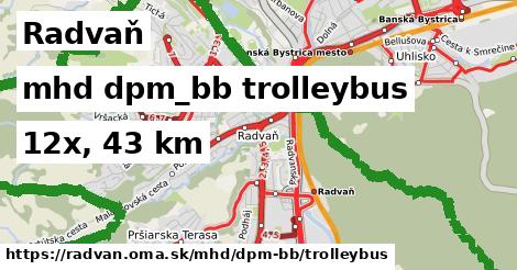 Radvaň Doprava dpm-bb trolleybus
