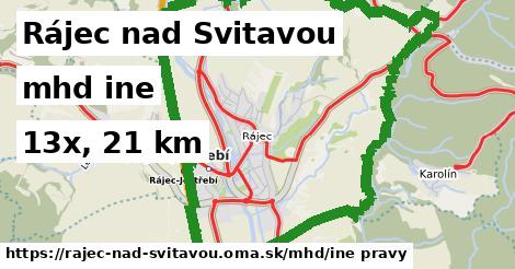 Rájec nad Svitavou Doprava iná 