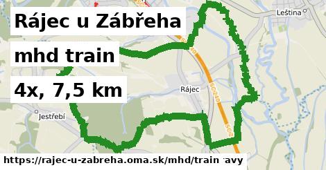 Rájec u Zábřeha Doprava train 