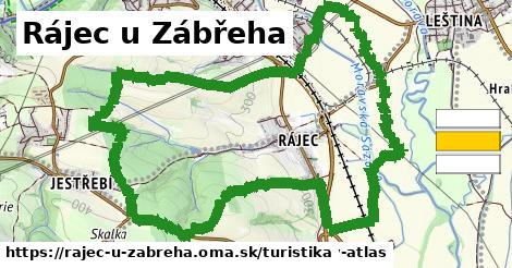 Rájec u Zábřeha Turistické trasy  