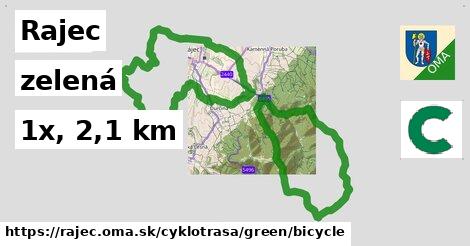 Rajec Cyklotrasy zelená bicycle
