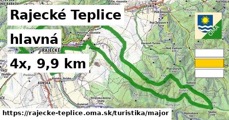 Rajecké Teplice Turistické trasy hlavná 