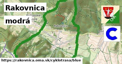 Rakovnica Cyklotrasy modrá 