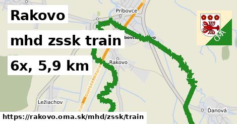 Rakovo Doprava zssk train