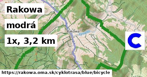 Rakowa Cyklotrasy modrá bicycle