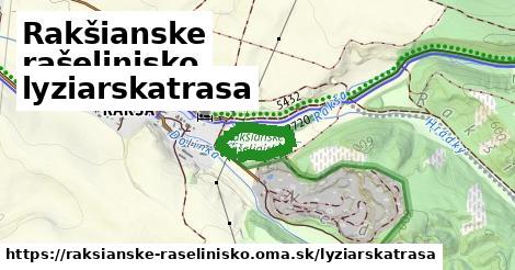 Rakšianske rašelinisko Lyžiarske trasy  