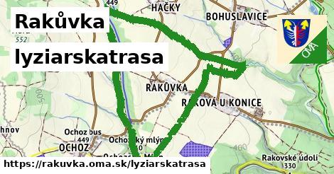 Rakůvka Lyžiarske trasy  