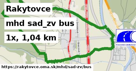 Rakytovce Doprava sad-zv bus