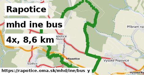 Rapotice Doprava iná bus