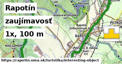 Rapotín Turistické trasy zaujímavosť 