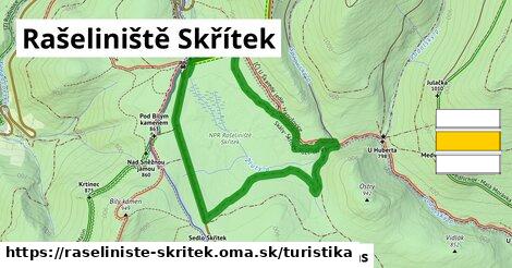 Rašeliniště Skřítek Turistické trasy  