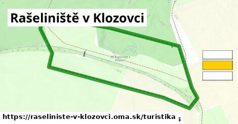 Rašeliniště v Klozovci Turistické trasy  