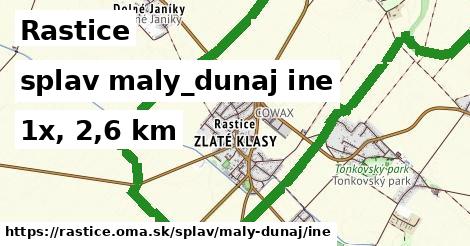 Rastice Splav maly-dunaj iná