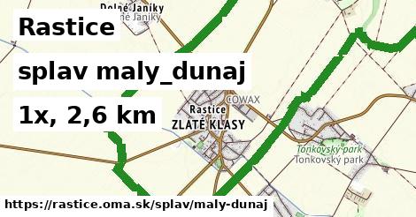 Rastice Splav maly-dunaj 