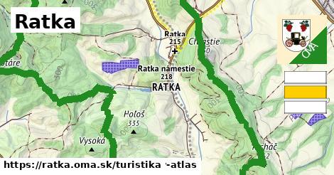 Ratka Turistické trasy  