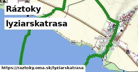 Ráztoky Lyžiarske trasy  