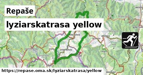 Repaše Lyžiarske trasy žltá 
