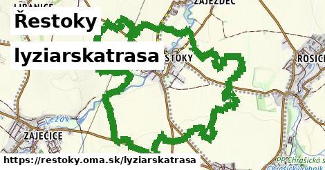 Řestoky Lyžiarske trasy  