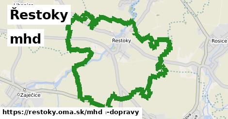 Řestoky Doprava  