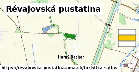 Révajovská pustatina Turistické trasy  