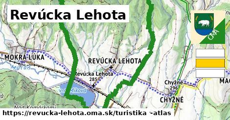 Revúcka Lehota Turistické trasy  