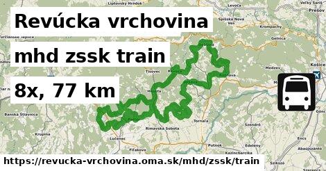 Revúcka vrchovina Doprava zssk train